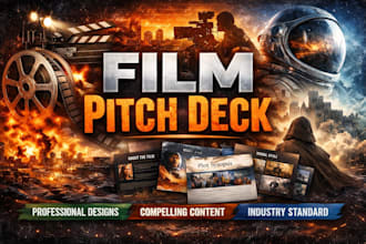 create a stunning cinematic pitch deck for your film tv show or podcast