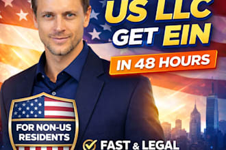 register US llc and get ein for non US residents in 48 hours