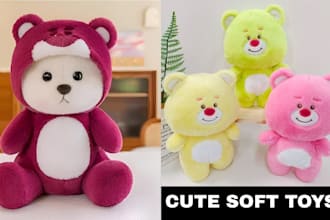 make handmade soft toy plush toy design cute toys kawaii plush oc toy design