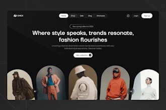 design a modern and high converting shopify UI UX
