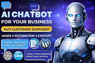 create ai chatbot for your website, customer support or business