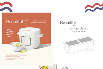 creat user manual, instruction manual, and installation guide
