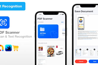develop professional ocr, ai, PDF, scanner app for android and ios document