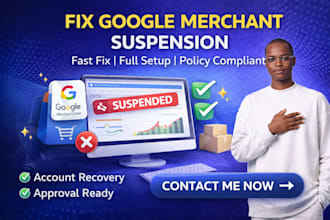 fix google merchant center suspension set up your account properly