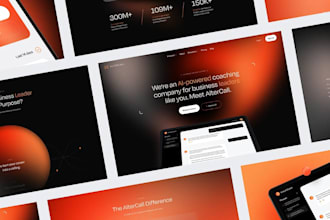 design modern and user friendly UI UX for altercall