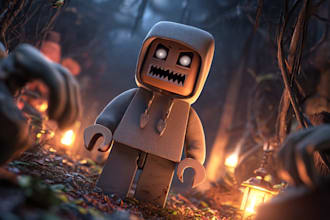make thumbnail youtube horror creepy scary minecraft gaming