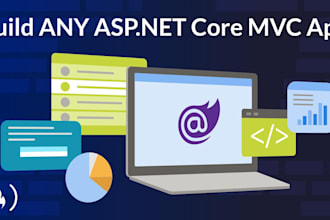 build asp net core mvc web application with full functionality