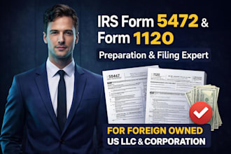 handle irs form 5472 and 1120 compliance for your company