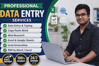do accurate data entry,copy paste,excel data entry and web research
