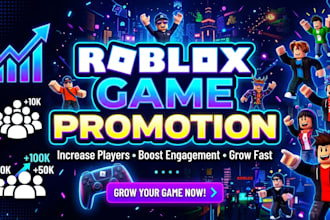 promote your roblox game to increase players and engagement