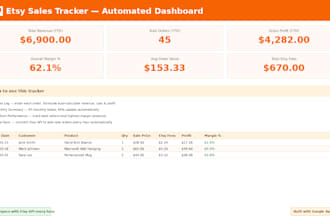 automate your etsy orders into google sheets using API