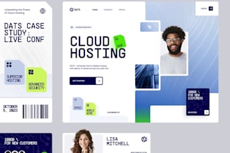 design modern and scalable UI UX for your cloud service