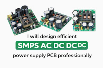 design efficient smps ac dc dc dc power supply pcb professionally