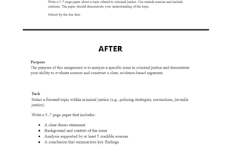 improve your syllabus and assignments for clarity