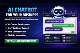 build ai chatbot, chatgpt ai bot, custom ai chatbot development
