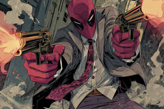 draw custom comic book illustration  scenes