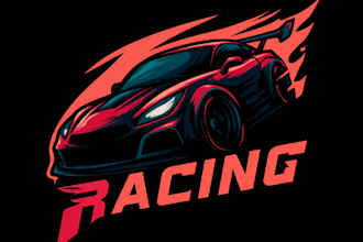 design a car club logo that pops