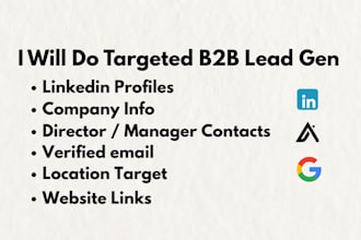 deliver high quality b2b leads with verified data