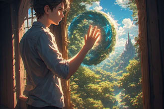 create an epic fantasy book cover or digital illustration