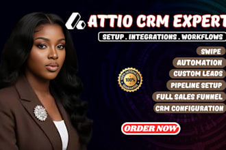 set up, automate attio CRM sequence workflow automation, project management