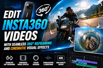 edit insta360 videos with seamless 360 reframing and cinematic visual effects