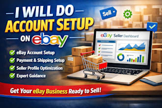 do account setup on ebay