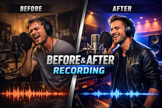 do audio editing, cleaning, fix, sync, mixing, repair, master, enhance podcasts