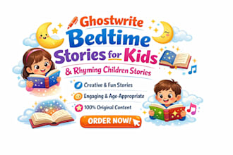 ghostwrite creative bedtime stories for kids and rhyming children stories