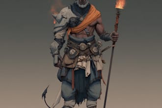 dnd character art and dnd character art
