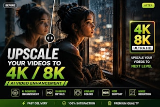 upscale and enhance your images  300 dpi 8k and 16k quality