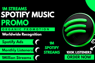 spotify music promotion, spotify promotion, spotify streams