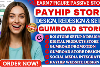 payhip store setup payhip website linktree digital product payhip online store