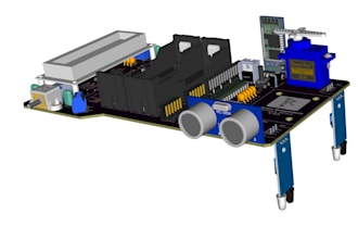 do pcb design circuit schematic and layout in easyeda or kicad