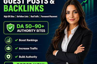 build premium backlinks on  business and finance sites