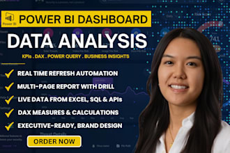 build an automated power bi dashboard for ecommerce and marketing ROI