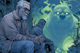 draw custom comic book characters and scenes