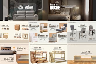 design a professional digital or print product catalog