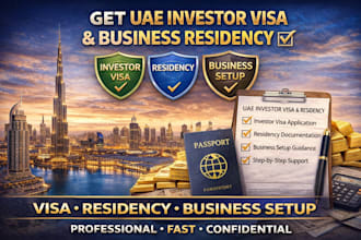 assist uae investor visa and business residency application