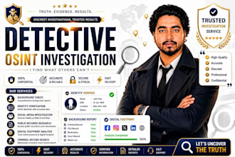 do private investigator, osint detective and background checker find someone