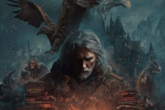 do fantasy book cover, thriller book cover design