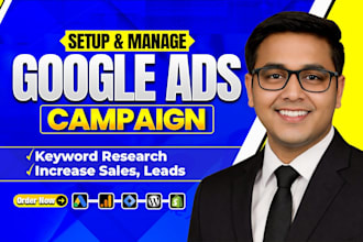setup and manage google ads, adwords, ppc campaign and ga4 ecommerce tracking