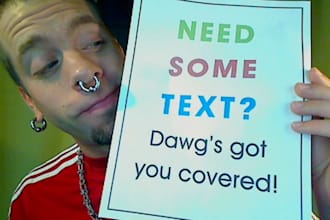 write 170 words of text for your project