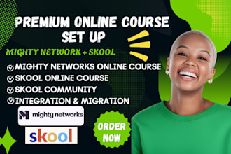 setup skool online course skool community mighty networks online course