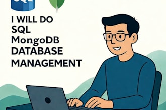 do sql,mongodb projects , database modeling,  complex queries