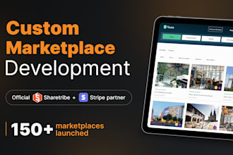 do custom marketplace development with sharetribe