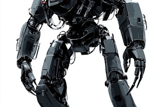 design high quality robot, mecha concepts