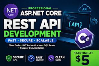 build secure rest API using aspnet core