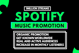 organic spotify music promotion spotify promotion spotify marketing