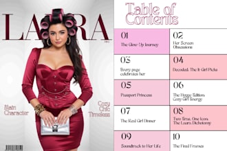design a fully customized magazine with your content
