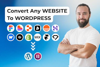 convert lovable, replit, bolt, figma to elementor wordpress